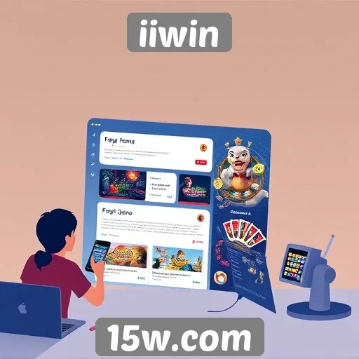 experiência do usuário na navegação do iiwin